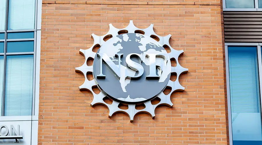 The outside of the National Science Foundation building