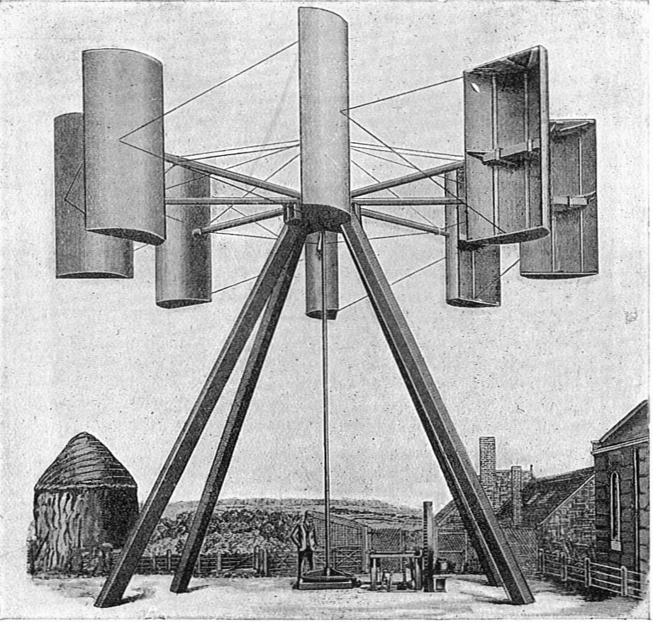 James Blyth’s 1891 design for a wind turbine