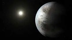 An artist's depiction of the planet Kepler-452b
