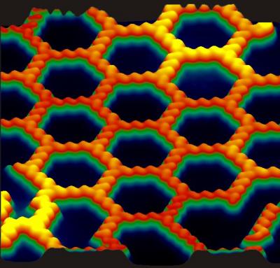 Honeycomb Network Comprised of Anthraquinone Molecules
