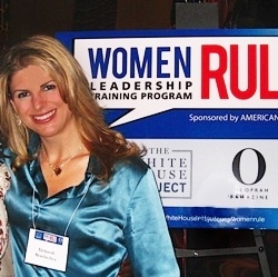 Debbie at Women Leadership conference