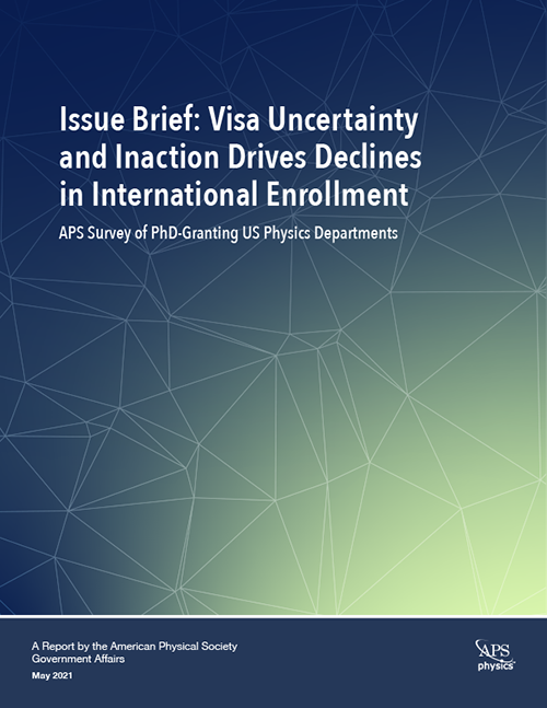 Issue Brief cover PhD Student Visa Delay Survey May 2021