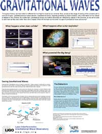 gravitational waves poster