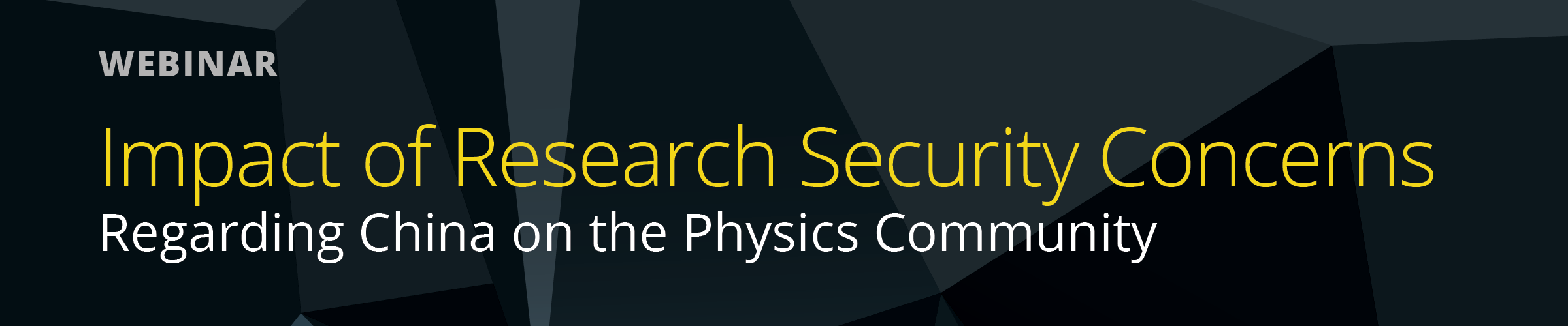 Webinar Impact Research Security banner