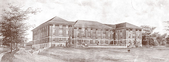 Rockefeller Hall: Home to the Phys. Rev. editorial offices on the campus of Cornell until 1926.