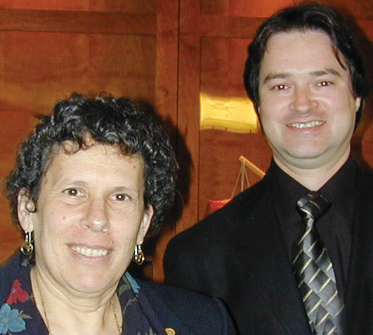 2002 POC Chair: Beverly Berger of the National Science Foundation (left); 2001 POC Chair : Mark A. Riley of Florida State University in Tallahassee