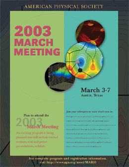 2003 March Meeting poster