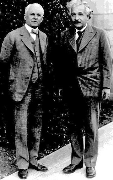 Robert Millikan and Albert Einstein, Caltech, 1931