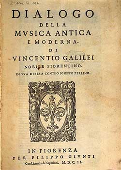 Vicentio Galilei book