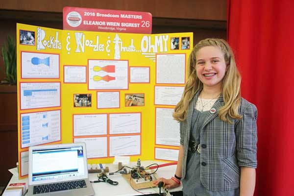 Physics at the Broadcom MASTERS Competition