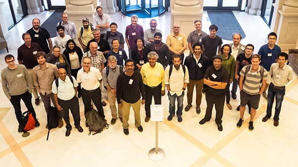 Researchers and editors of the Physical Review journals at the second Physics Next workshop