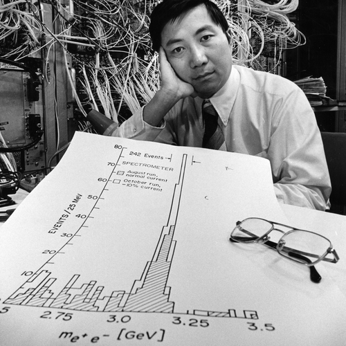 Samuel Ting at Brookhaven National Laboratory