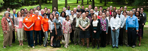Attendees of the APS Bridge Program Summer Meeting 2014 at APS Headquarters in College Park, MD.